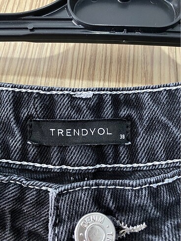 Trendyol & Milla Trendyol antrasit renginde kargo pantolon