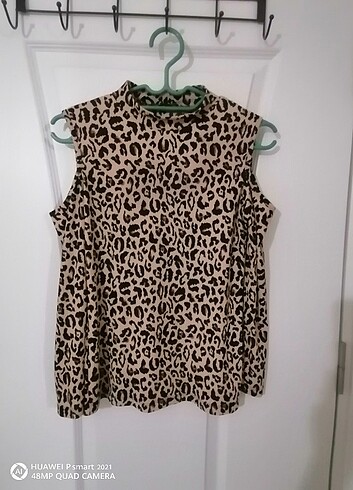Diğer Leopar Desen Bluz 