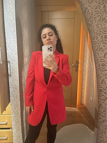 Trendyol & Milla Kırmızı trendyol milla marka blazer ceket