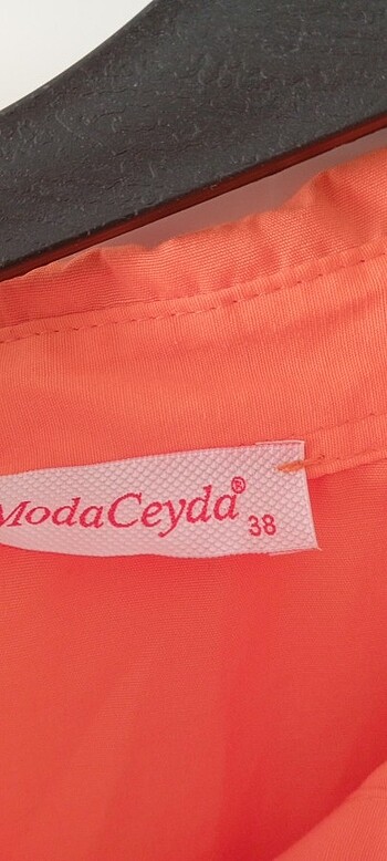 38 Beden turuncu Renk Elbise