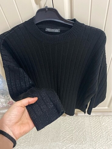 xxl Beden Sıyah simli tunık