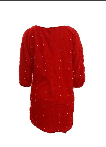 Diğer Kadınlar için V-Yaka, Yarı Şeffaf, Polyester Kumaşlı Şık Elbise,