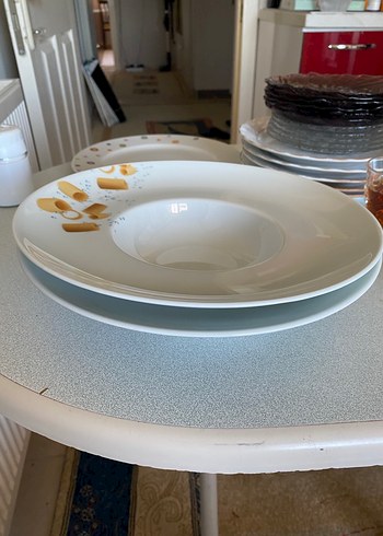 Beyaz Derin Makarna Tabağı - Görsel 4