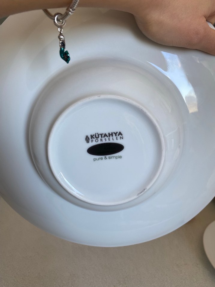 Beyaz Derin Makarna Tabağı - Görsel 3