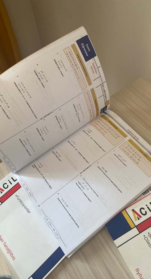 Acil Matematik 10. Sınıf İçi Öğretim Fasikülleri - Görsel 4