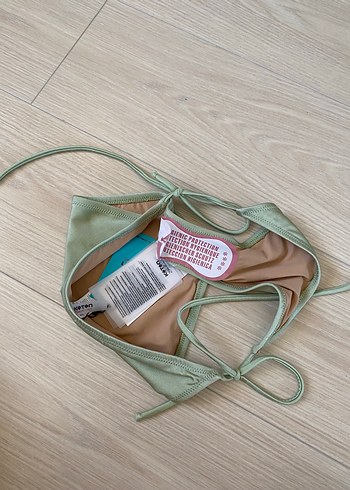 Peri yeşili Bağcıklı Kadın Bikini Altı - Görsel 3