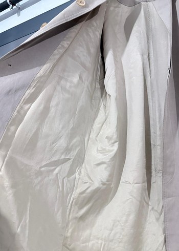 Bej Uzun Kemerli erkek Trençkot - Görsel 11