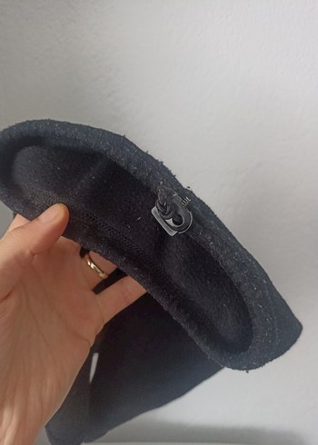 Siyah Nakışlı Erkek Polar Boyunluk - Görsel 2