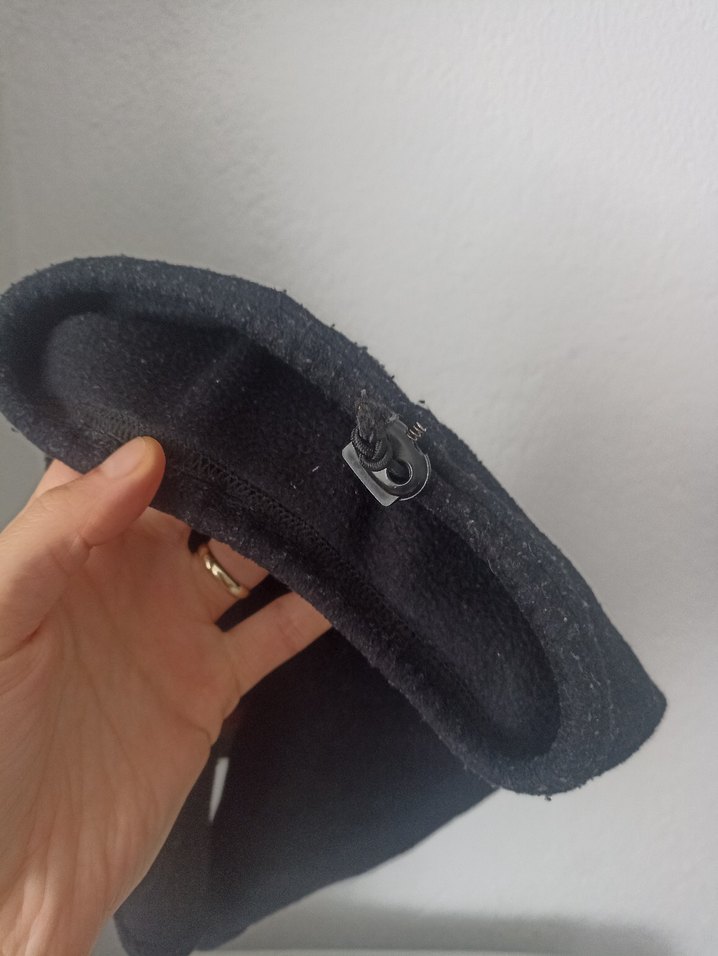 Siyah Nakışlı Erkek Polar Boyunluk - Görsel 2