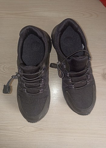 kadın Siyah Cırt Cırtlı Spor Ayakkabı - Görsel 8