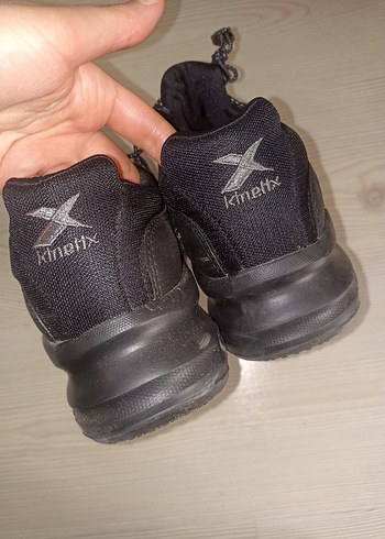 kadın Siyah Cırt Cırtlı Spor Ayakkabı - Görsel 4