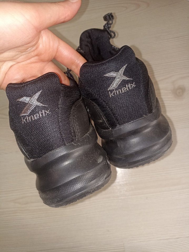 kadın Siyah Cırt Cırtlı Spor Ayakkabı - Görsel 4