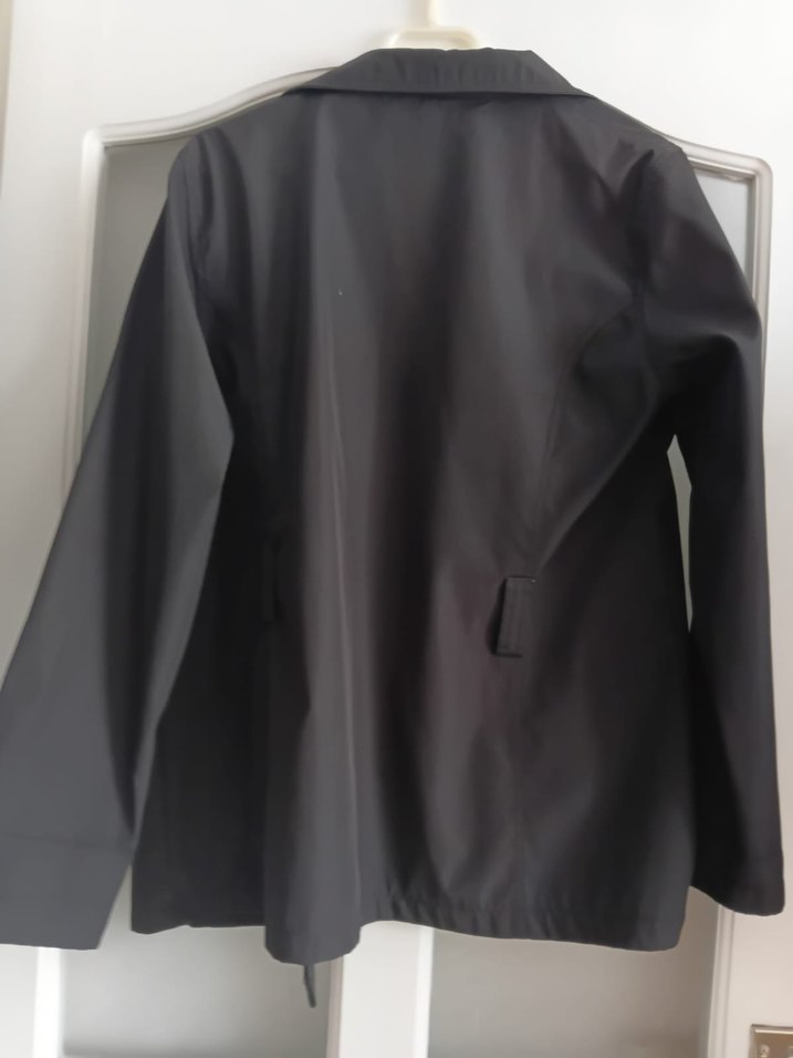 Gri Midi Boy Düğmeli Ceketi - Görsel 2