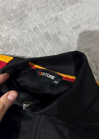 Galatasaray Siyah Fermuarlı Sweatshirt - Görsel 2