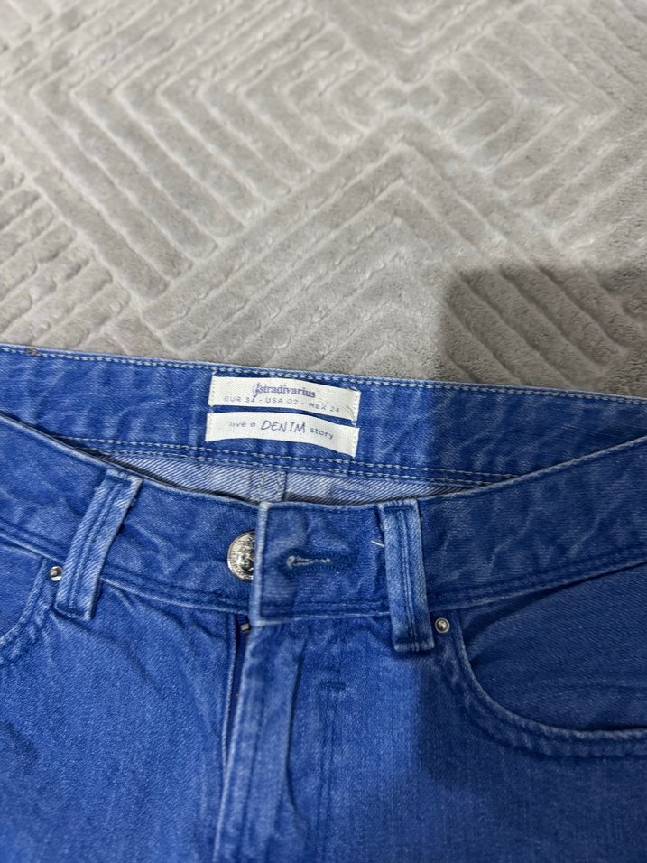 Mavi Kadın Mini Denim Şort - Görsel 2