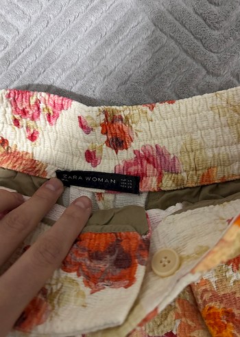 Çiçek Desenli Bohem Mini Şort - Görsel 2