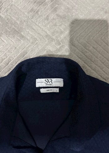 Lacivert Düğmeli Erkek Gömlek - Görsel 2