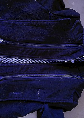 Erkek Çocuk Siyah Düğmeli Kaban - Görsel 6