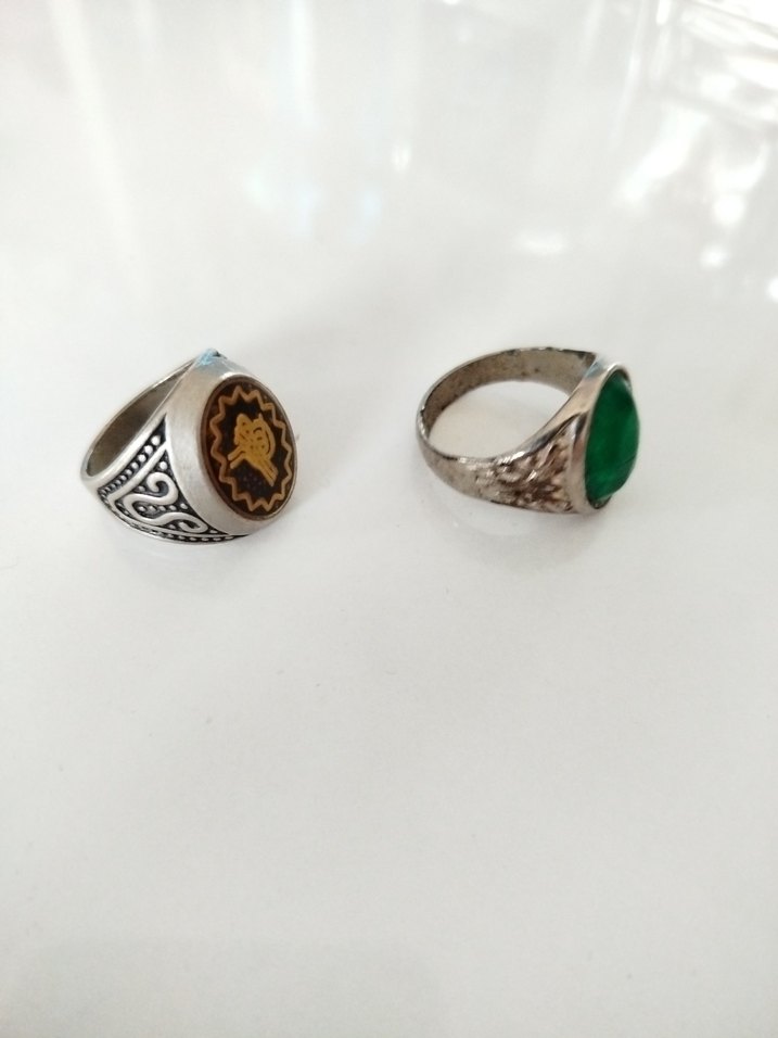 Parlak Turkuaz Taşlı Bohem Erkek Yüzük - Görsel 5