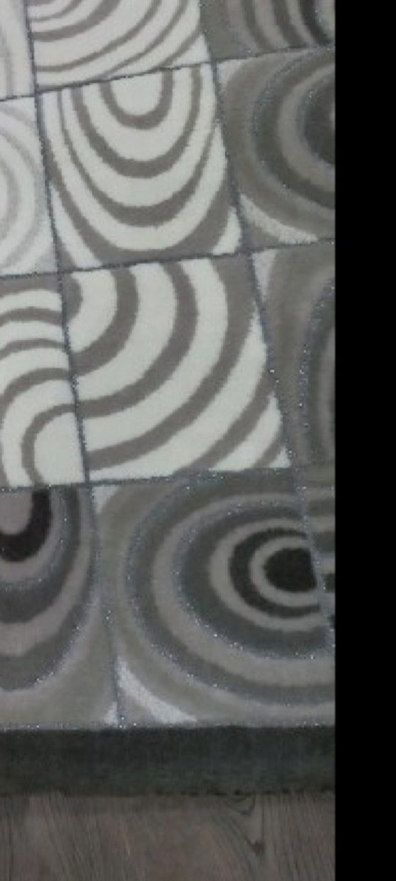 Gri Modern Soyut Desenli Halı - Görsel 3