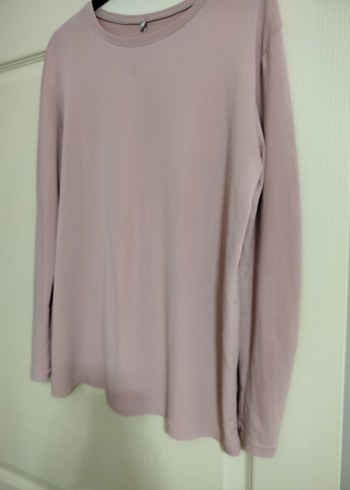 Bej Uzun Kollu Basic Kadın Bluz - Görsel 2