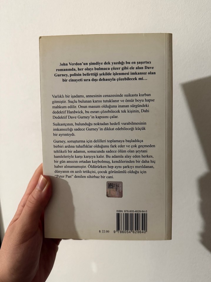 Peter Pan Ölmelİ - John Verdon - Görsel 2