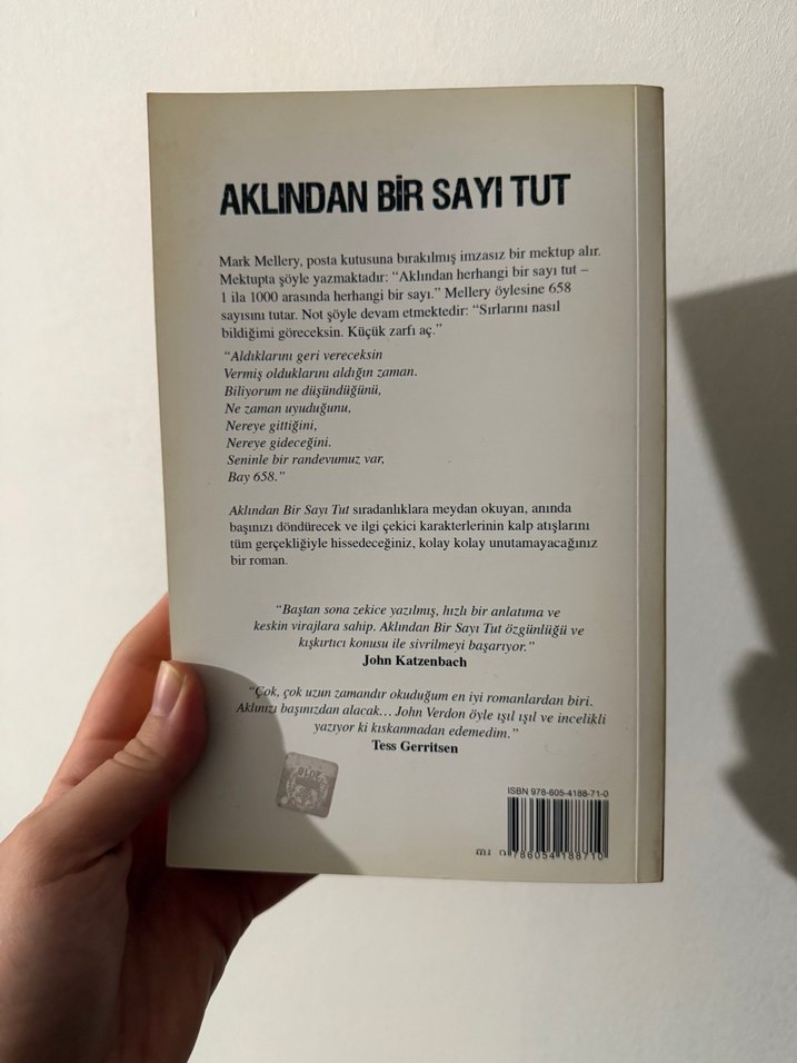 Aklından Bir Sayı Tut - John Verdon - Görsel 2