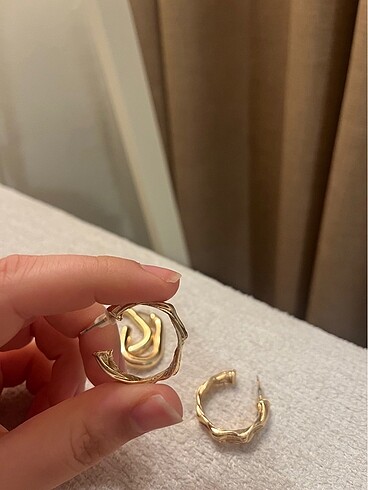  Beden altın Renk Gold çelik küpeler