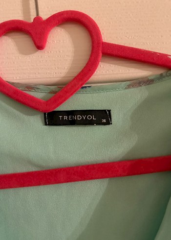 Trendyol & Milla Su yeşili Bohem Uzun Kadın Elbise