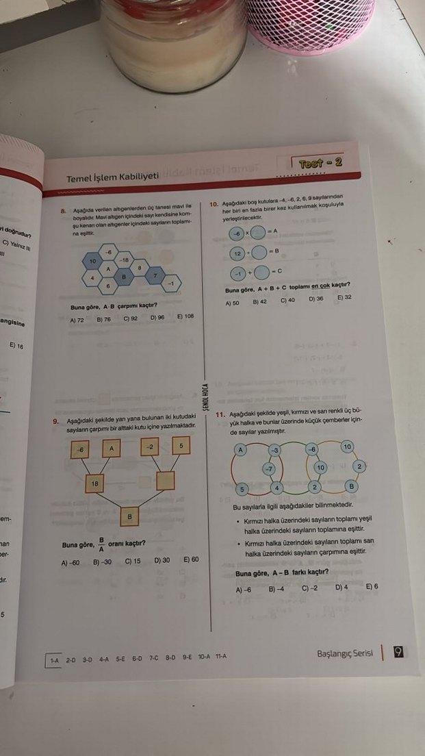Şenol Hoca Merhaba TYT Matematik Soru Bankası - Görsel 2