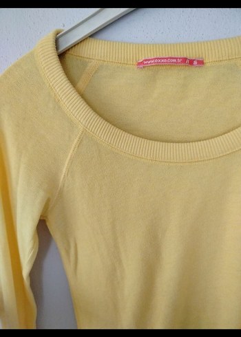 Oxxo Sarı Kadın  Bisiklet Yaka Kazak - Görsel 5