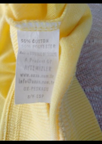 Oxxo Sarı Kadın  Bisiklet Yaka Kazak - Görsel 4