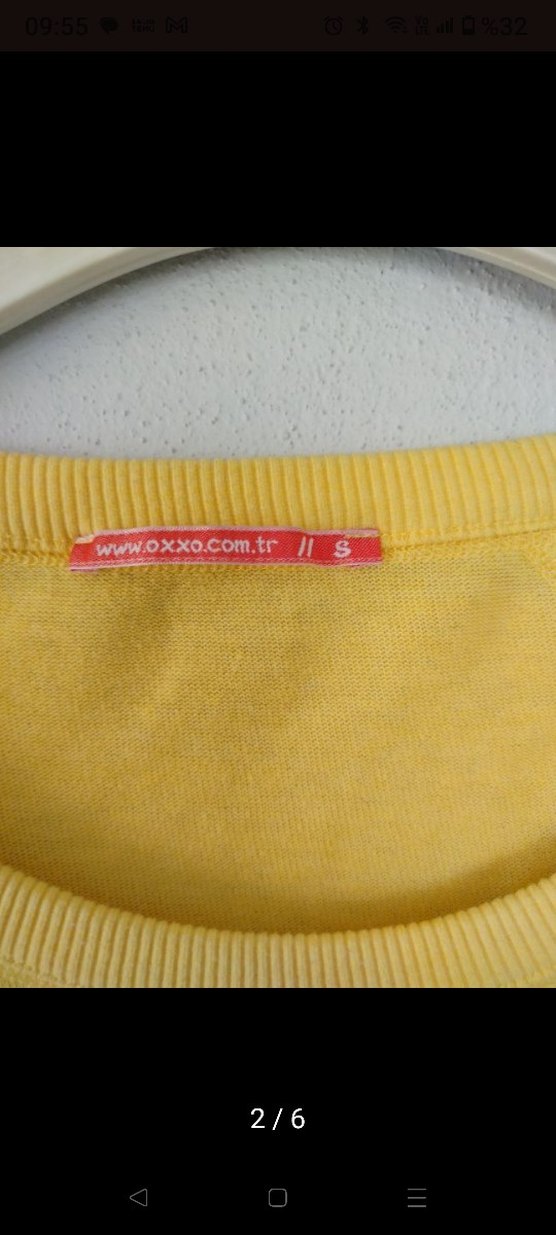 Oxxo Sarı Kadın  Bisiklet Yaka Kazak - Görsel 2