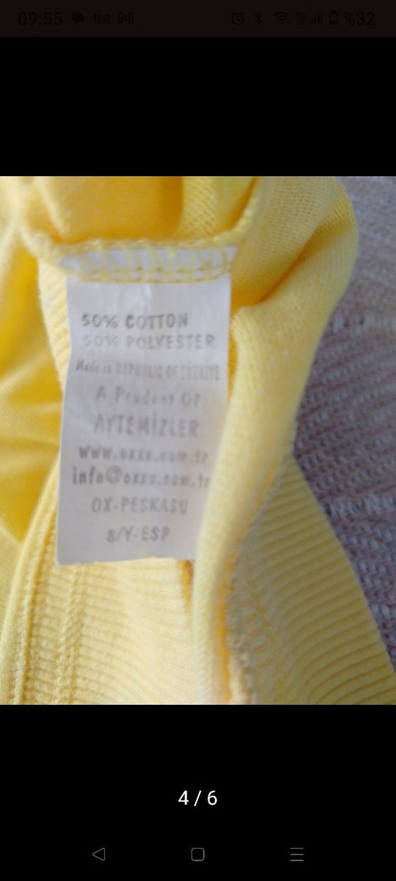 Oxxo Sarı Kadın  Bisiklet Yaka Kazak - Görsel 4