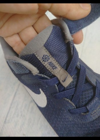 Nike orjinal Erkek Çocuk lacivert Gri Bağcıklı Spor Ayakkabı - Görsel 5