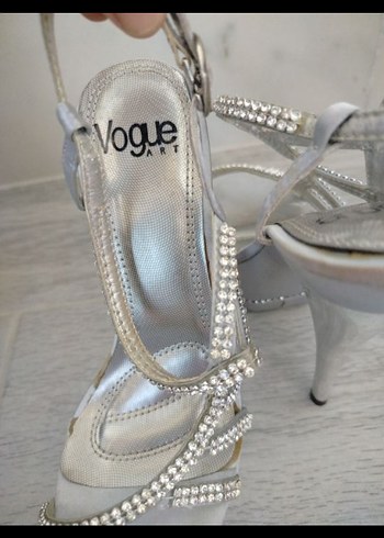 Vogue ,Taş işlemeli gece ayakkabısı - Görsel 5