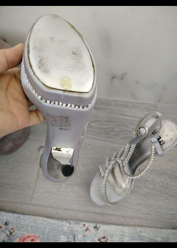 Vogue ,Taş işlemeli gece ayakkabısı - Görsel 7