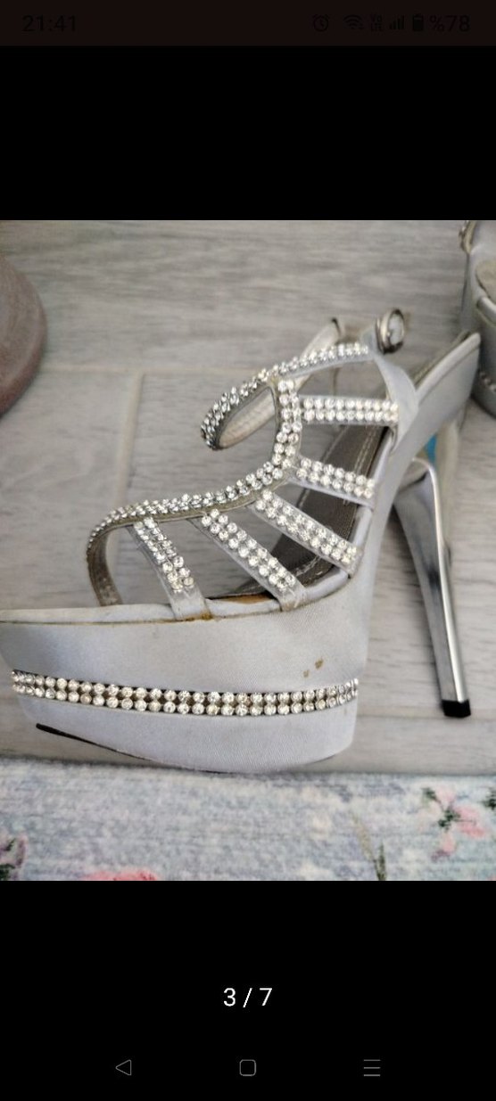 Vogue ,Taş işlemeli gece ayakkabısı - Görsel 3