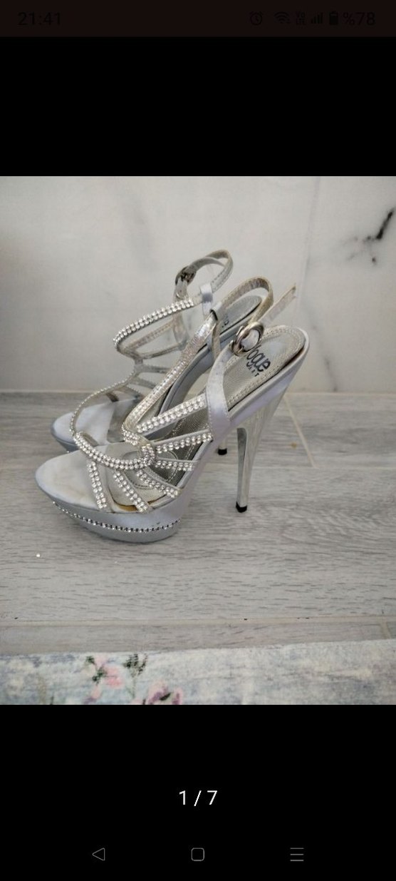 Vogue ,Taş işlemeli gece ayakkabısı - Görsel 2