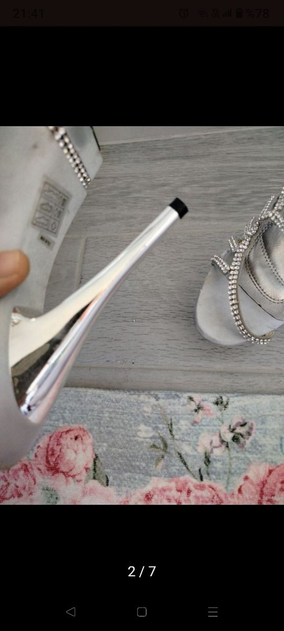 Vogue ,Taş işlemeli gece ayakkabısı - Görsel 4