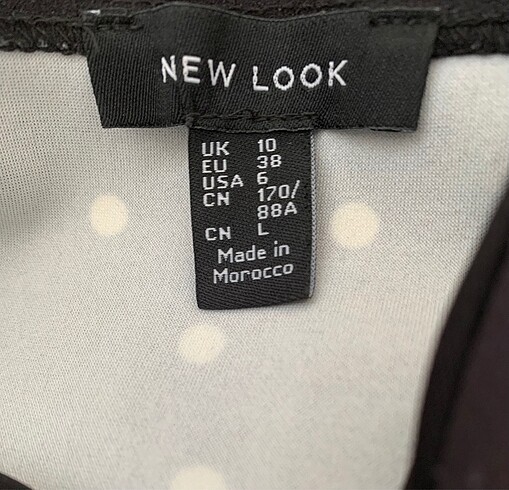 38 Beden siyah Renk NEW LOOK ELBİSE