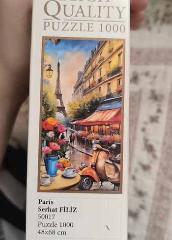 Pastel Renkli 1000 Parça Puzzle - Paris Manzarası - Görsel 2