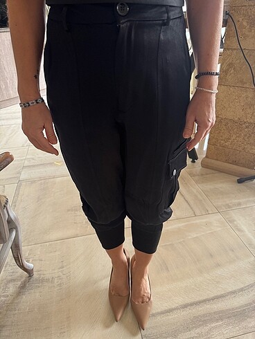 Zara Zara saten pantolon