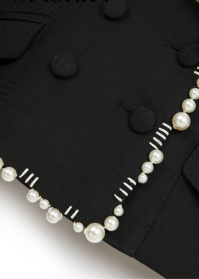 Machka Suni İnci Aksesuarlı Blazer - Görsel 5