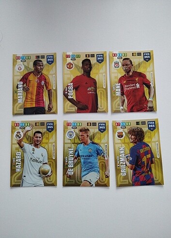 2020 Panini Fifa 365 Limited Edition Kartları