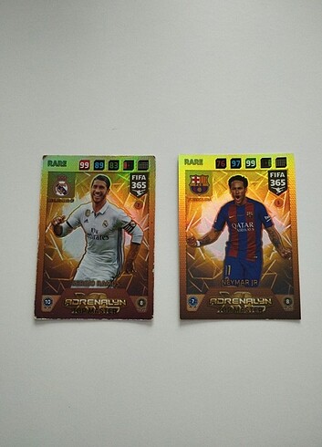 Panini Fifa 365 Top Master Neymar JR ve Sergio Ramos