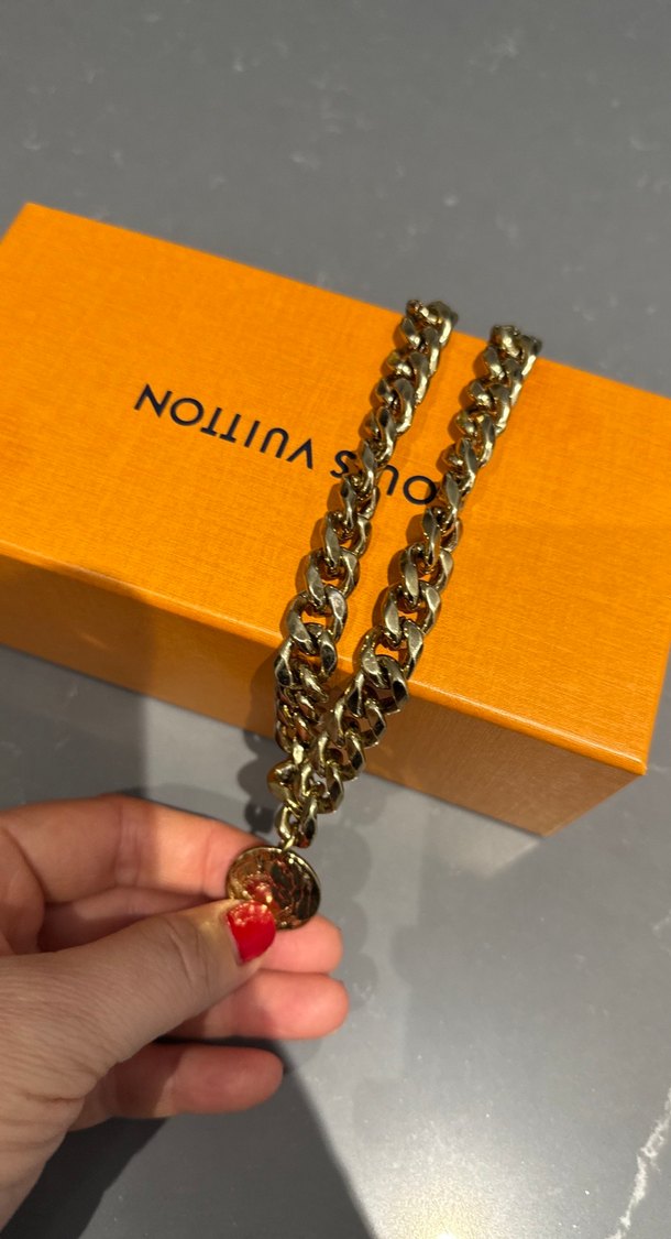 Parlak Altın Erkek Zincir Kolye - Görsel 3