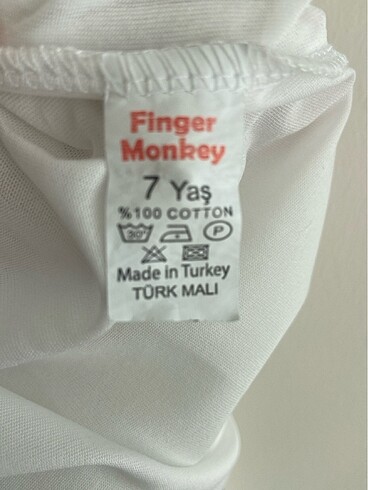 7 Yaş Beden beyaz Renk 7 Yaş Beyaz Etek
