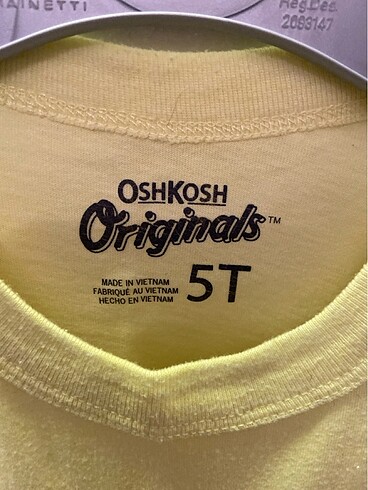 5 Yaş Beden Oshkosh 5 Yaş T-Hirt