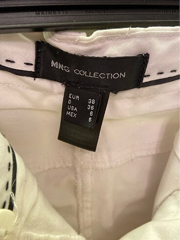 38 Beden beyaz Renk MNG Collection Beyaz Pantolon